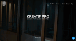 Desktop Screenshot of kreatifproduction.com